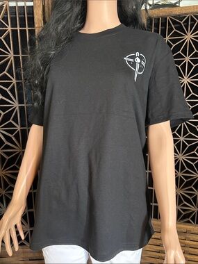 NWT CHRISTIAN BLACK GRAPHIC TSHIRTS S